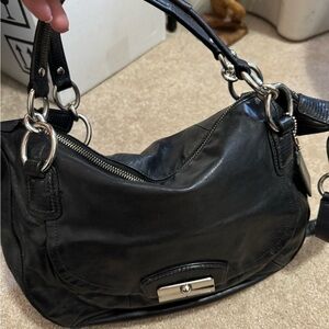 Coach Black Leather Bag